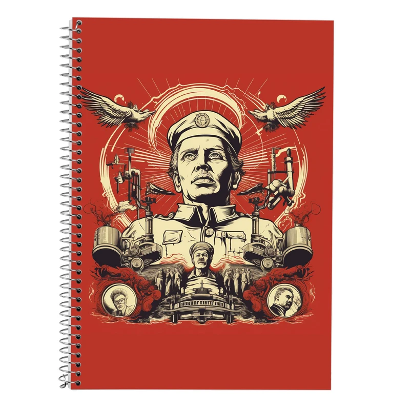 دفتر زبان 50 برگ مدوپد مدل دوخط طرح تایتان Titan کد DF11978