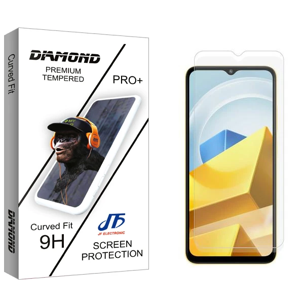محافظ صفحه نمایش جی اف مدل Diamond مناسب برای گوشی موبایل شیائومی Poco M5