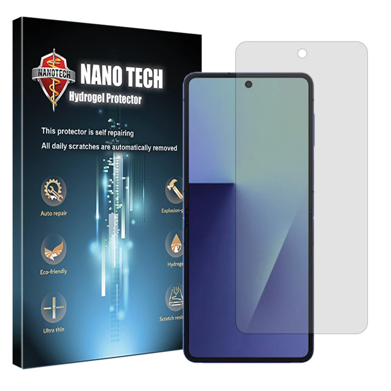 محافظ صفحه نمایش شفاف نانو تک مدل Tough مناسب برای گوشی موبایل سامسونگ Galaxy Z Flip7