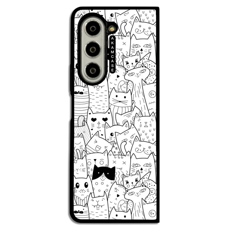 کاور آکام مدل AMC-WSGZFOLD5-CATS-19 مناسب برای گوشی موبایل سامسونگ Galaxy Z Fold 5