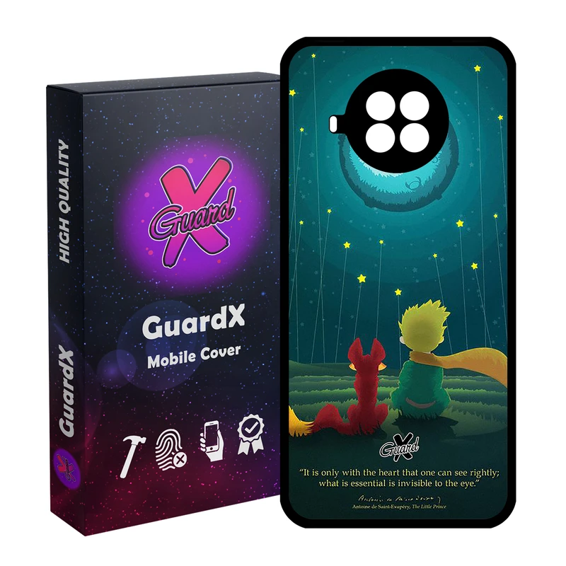 کاور گارد ایکس طرح Little Prince مدل Glass1000153 مناسب برای گوشی موبایل شیائومی Mi 10T Lite / Mi 10I / Redmi Note 9 Pro 5G