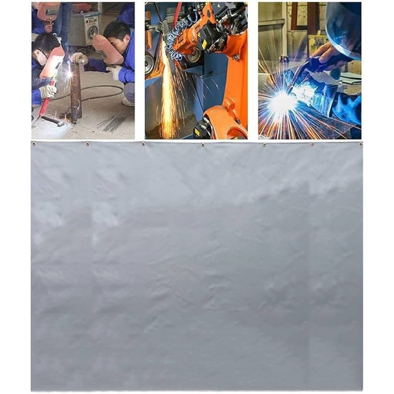 پرده نسوز جوشکاری مدل 0.5mm عرض 2 متر طول 3 متر