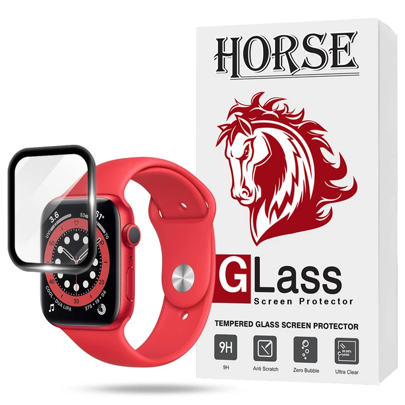 محافظ صفحه نمایش هورس مدل PMMH20 مناسب برای ساعت هوشمند اپل واچ Watch Series 4 / Series 5 / Series 6 44 mm