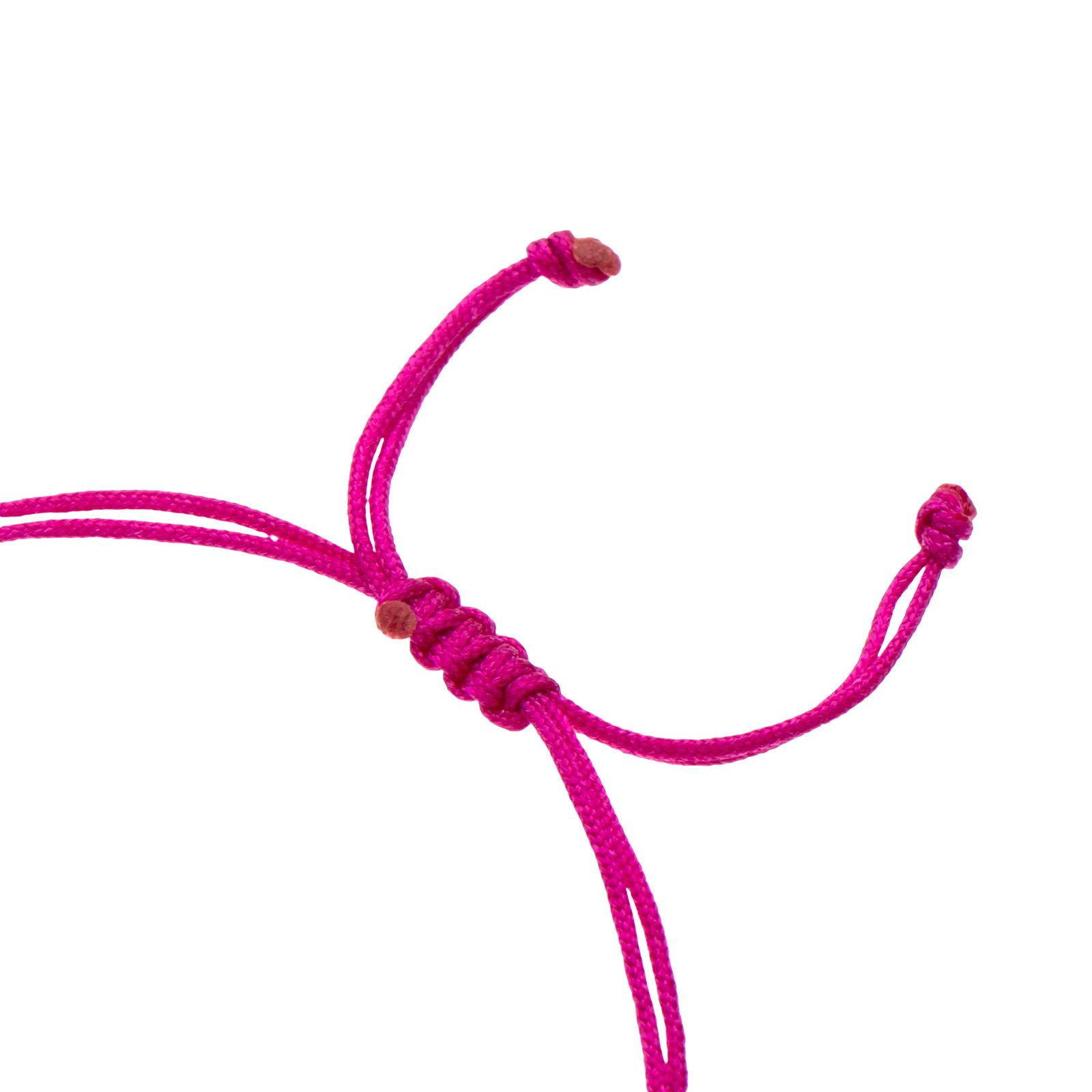 دستبند طلا 18 عیار زنانه با بند نخی درریس مدل قلب توپر کد ad9533 - - 4