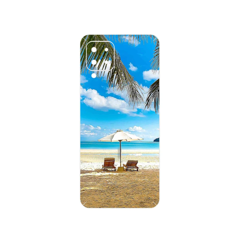 برچسب پوششی ماهوت مدل Beach مناسب برای گوشی موبایل سامسونگ Galaxy M22
