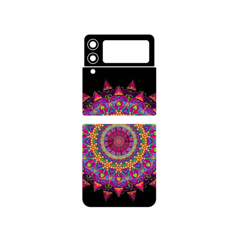 برچسب پوششی ماهوت مدل Mandala Design 5 مناسب برای گوشی موبایل سامسونگ Galaxy Z Flip3 5G
