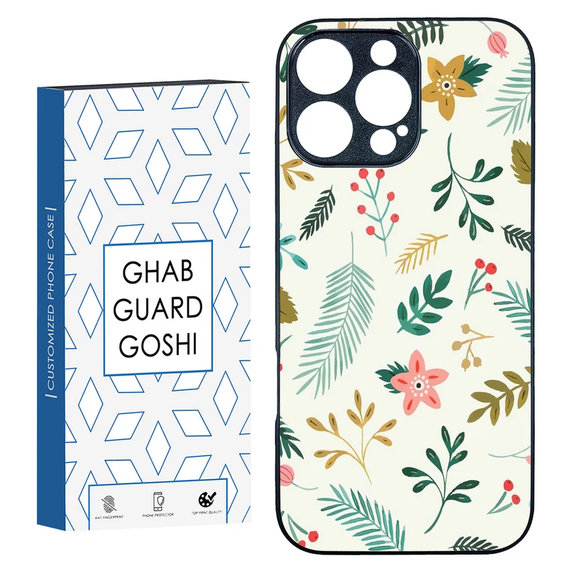 کاور قاب گارد گوشی طرح گل کد TPU-036 مناسب برای گوشی موبایل اپل Iphone 16 Pro Max