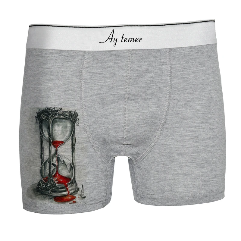 شورت مردانه آی تمر مدل ساعت شنی کد 469