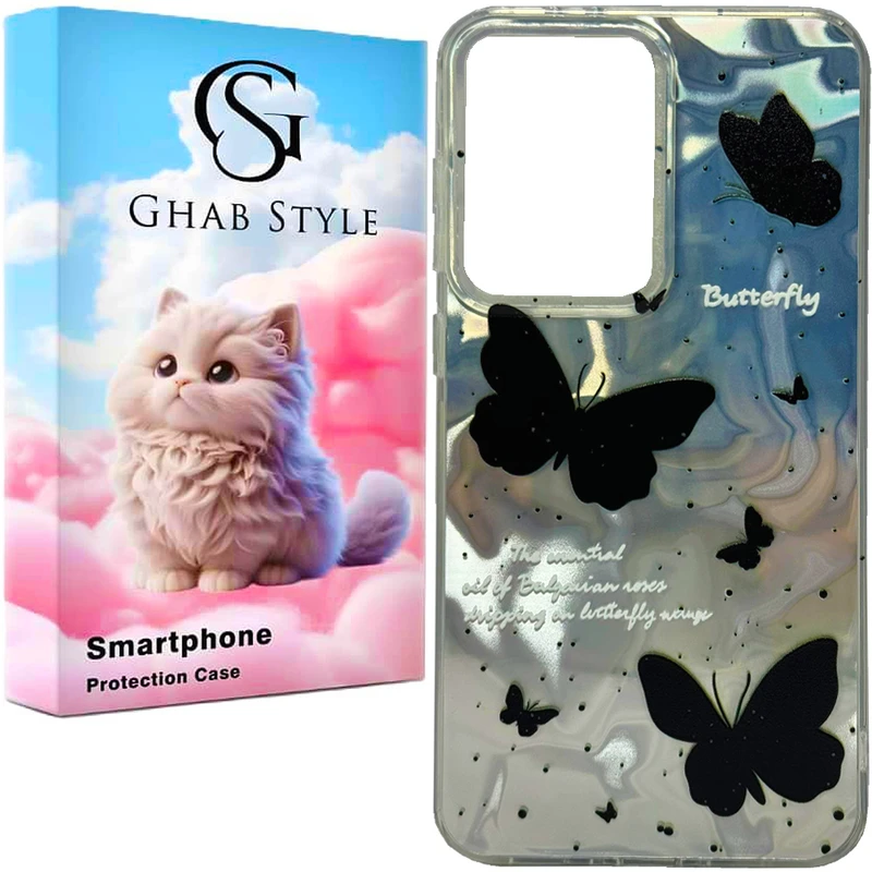 کاور قاب استایل مدل پروانه ای مناسب برای گوشی موبایل سامسونگ Galaxy A36 /A56