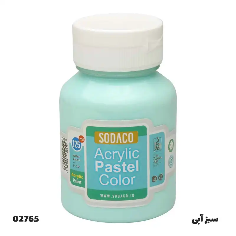 رنگ اکریلیک سوداکو مدل Pastel حجم 125 میلی لیتر