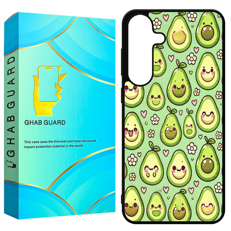 کاور قاب گارد طرح آووکادو مدل GCHPS24 مناسب برای گوشی موبایل سامسونگ Galaxy S24
