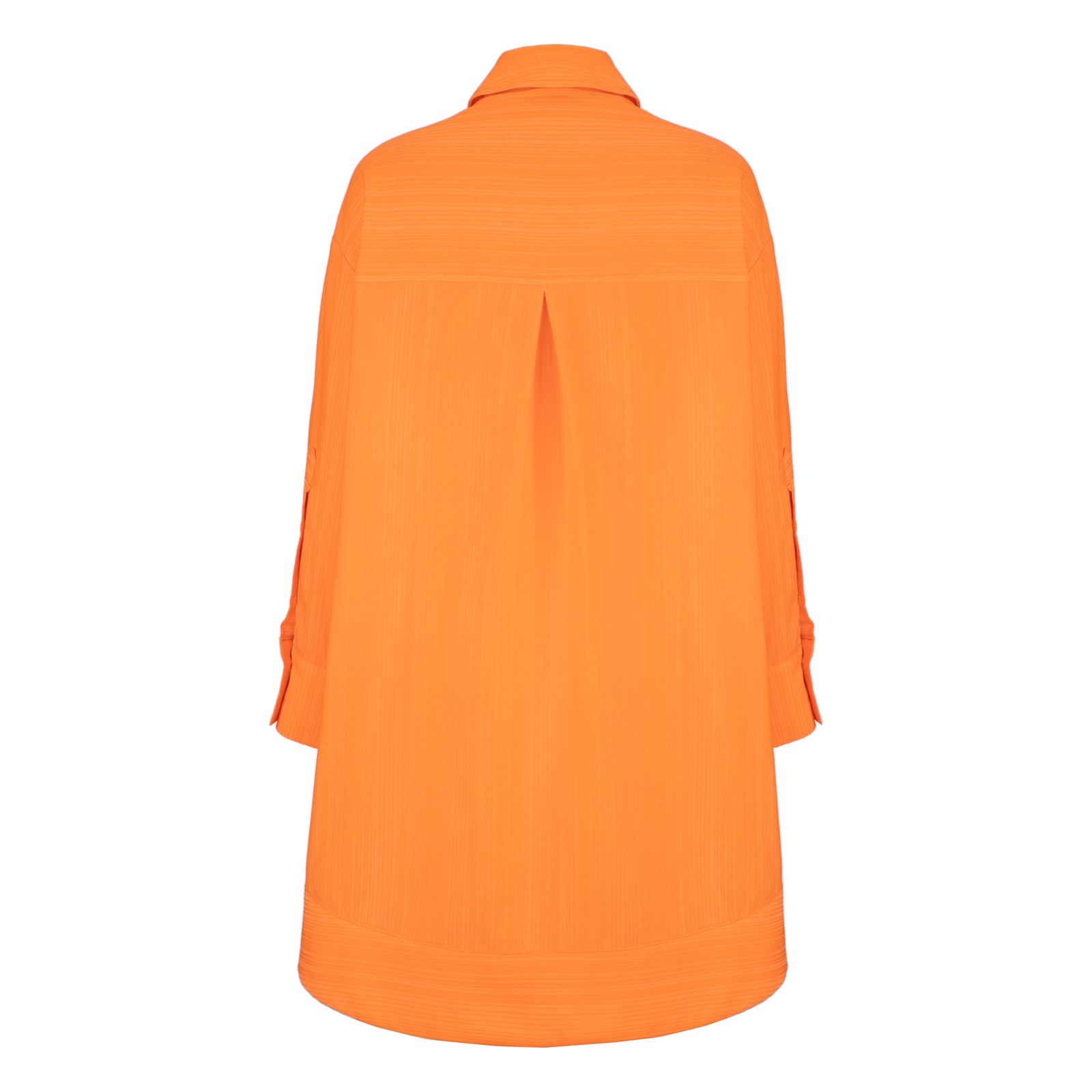 مانتو زنانه سرژه مدل 216599 جلوبسته رنگ نارنجی -  - 3
