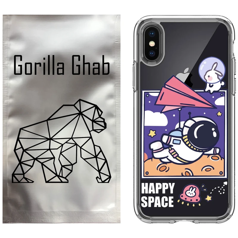 کاور گوریلا قاب مدل CLG کد 22 طرح فضانورد مناسب برای گوشی موبایل اپل iPhone X / XS