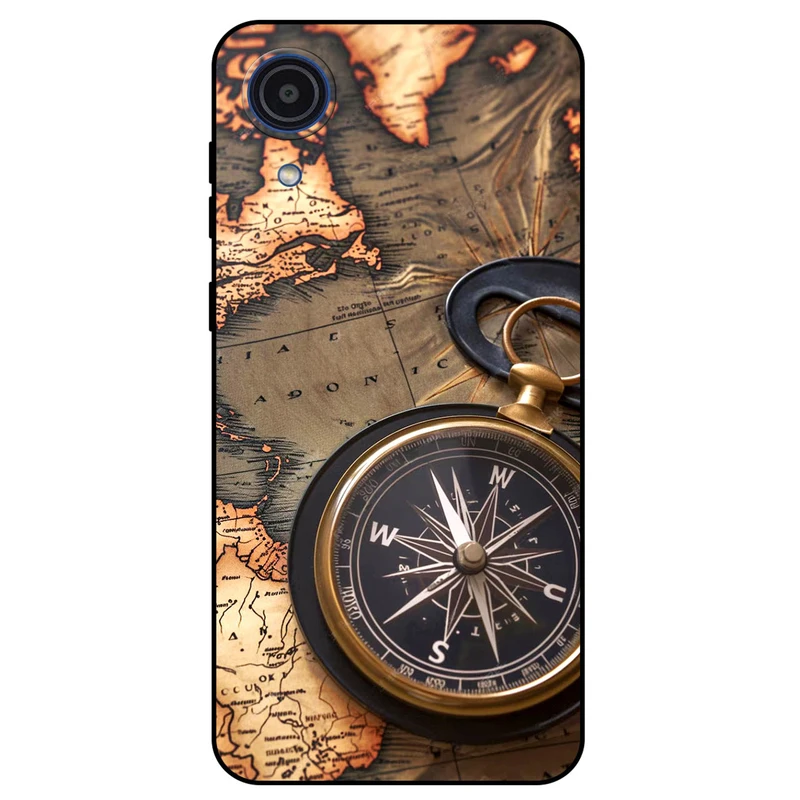 کاور مگافون طرح نقشه مدل 7397 مناسب برای گوشی موبایل سامسونگ Galaxy A03 Core       