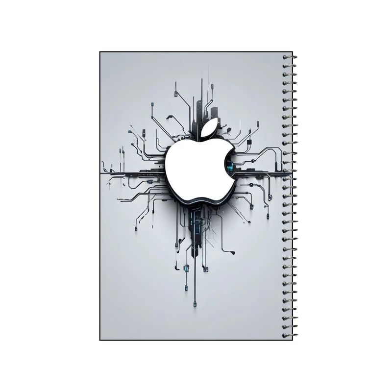 دفتر مشق 80 برگ سیمی مدل apple کد v4