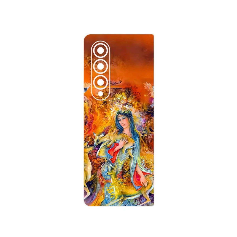 برچسب پوششی ماهوت مدل Persian miniature 2 مناسب برای گوشی موبایل سامسونگ Galaxy Z Fold4