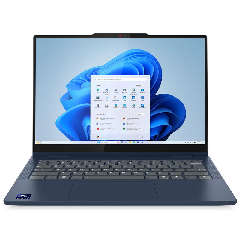 خرید و مشخصات لپ‌تاپ 14 اینچی لنوو مدل IdeaPad 5 2-in-1 14IAL10، با پردازنده Core Ultra 5-225U، حافظه رم 8 گیگابایت LPDDR5X و حافظه داخلی SSD با ظرفیت 512 گیگابایت ، صفحه‌نمایش لمسی IPS با پشتیبانی از قلم، وبکم FHD و شارژ سریع، سیستم عامل ویندوز
