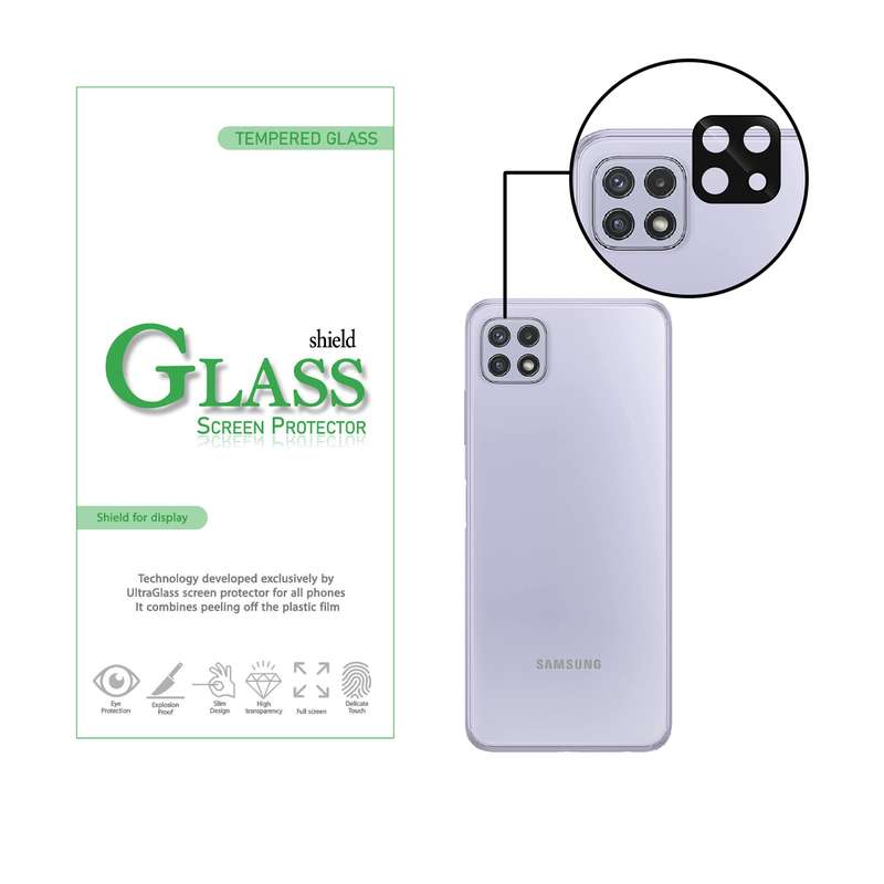  محافظ لنز دوربین شیلد گلس مدل LFUL مناسب برای گوشی موبایل سامسونگ Galaxy A22 5G