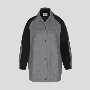 پالتو زنانه مدل شگت 1011 رنگ طوسى تيره