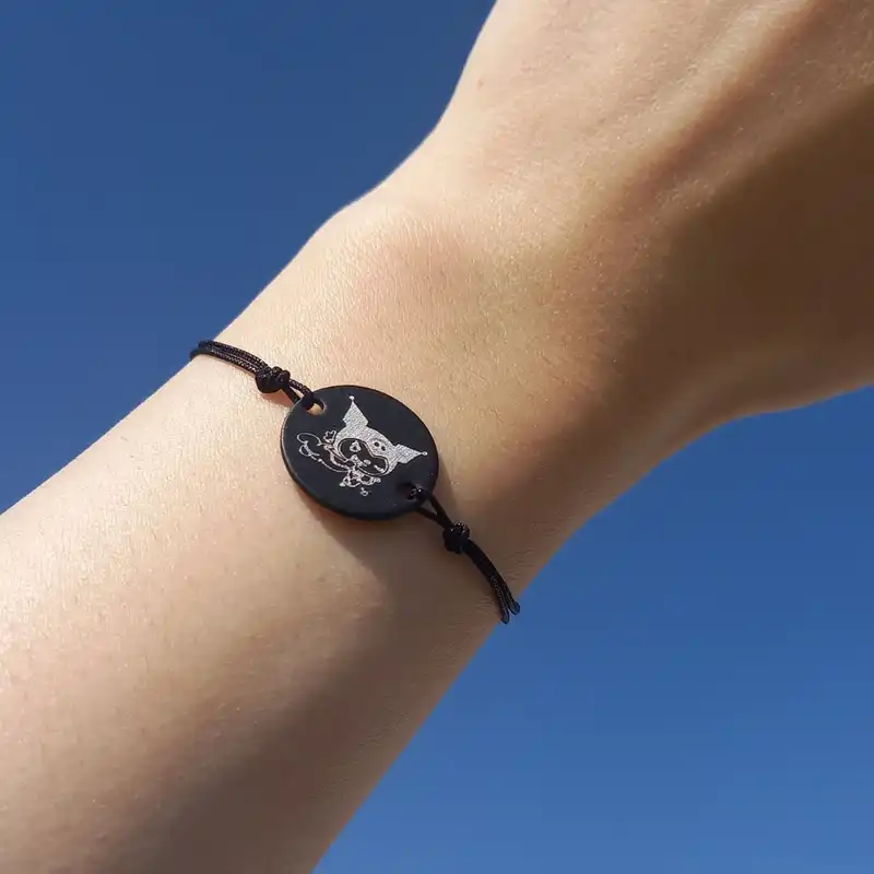 دستبند مدل ست دوستی گربه کورومی بسته 2 عددی