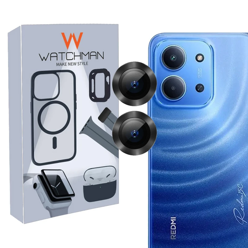 محافظ لنز دوربین شیشه‌ای واچ من مدل RNG مناسب برای گوشی موبایل شیائومی Redmi 15c 5g