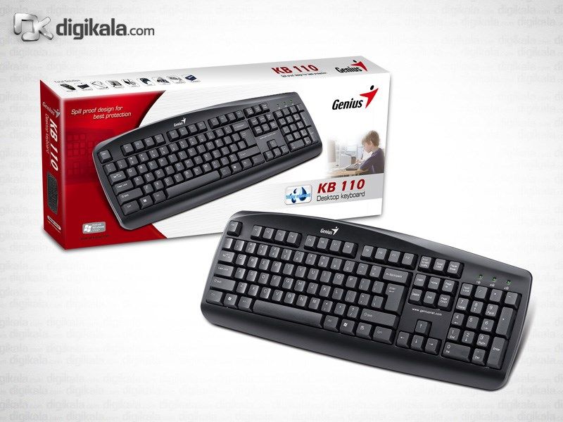 کیبورد جنیوس KB-110 با رابط PS/2 main 1 5