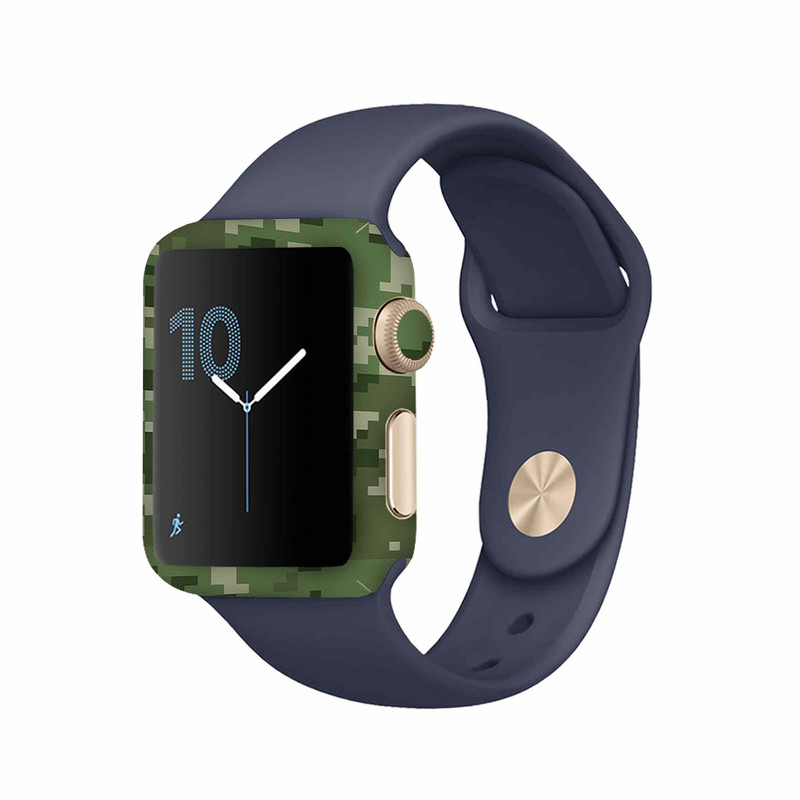 برچسب ماهوت طرح Army_Green_Pixel مناسب برای اپل واچ Watch 2 42mm