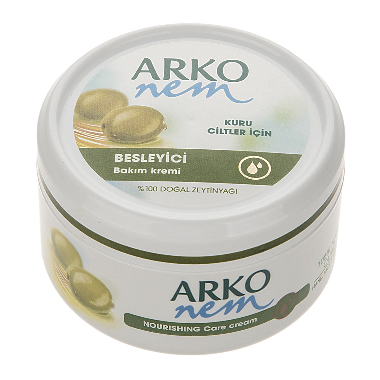 کرم مرطوب کننده آرکو نم مدل Natural Olive Oil حجم 150 میلی لیتر