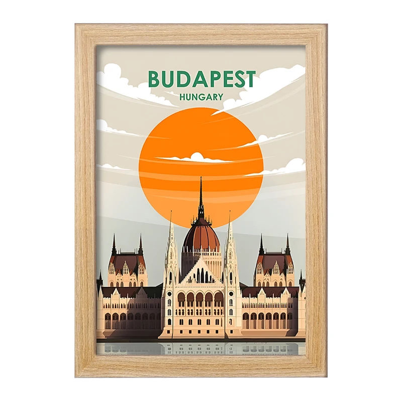 تابلو خندالو مدل بوداپست (Budapest) کد F6321