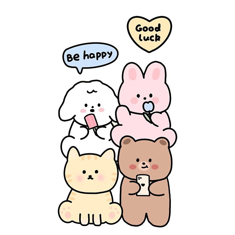 استیکر پارچه و لباس پاد آفرین مدل کارتونی کد S1874