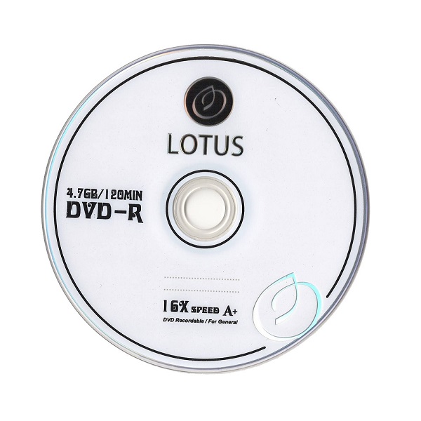 دی وی دی خام لوتوس مدل LU بسته 50 عددی