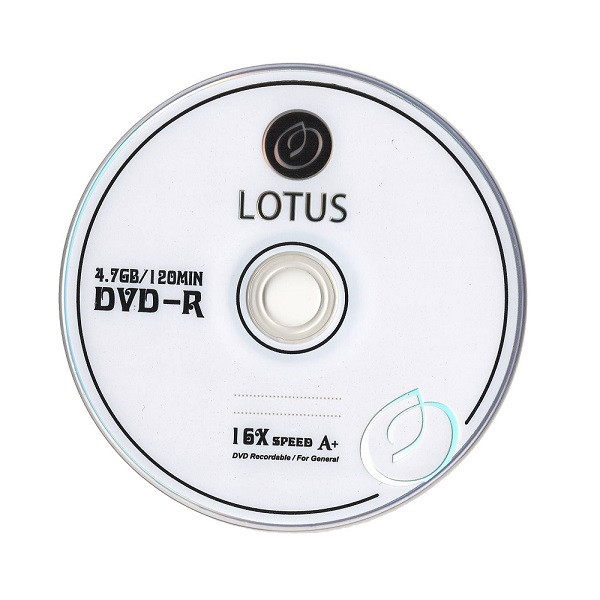 دی وی دی خام لوتوس مدل LU بسته 5 عددی