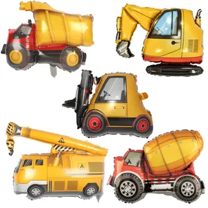 بادکنک فویلی مدل ماشین آلات راه سازی کد DB20 مجموعه 5 عددی