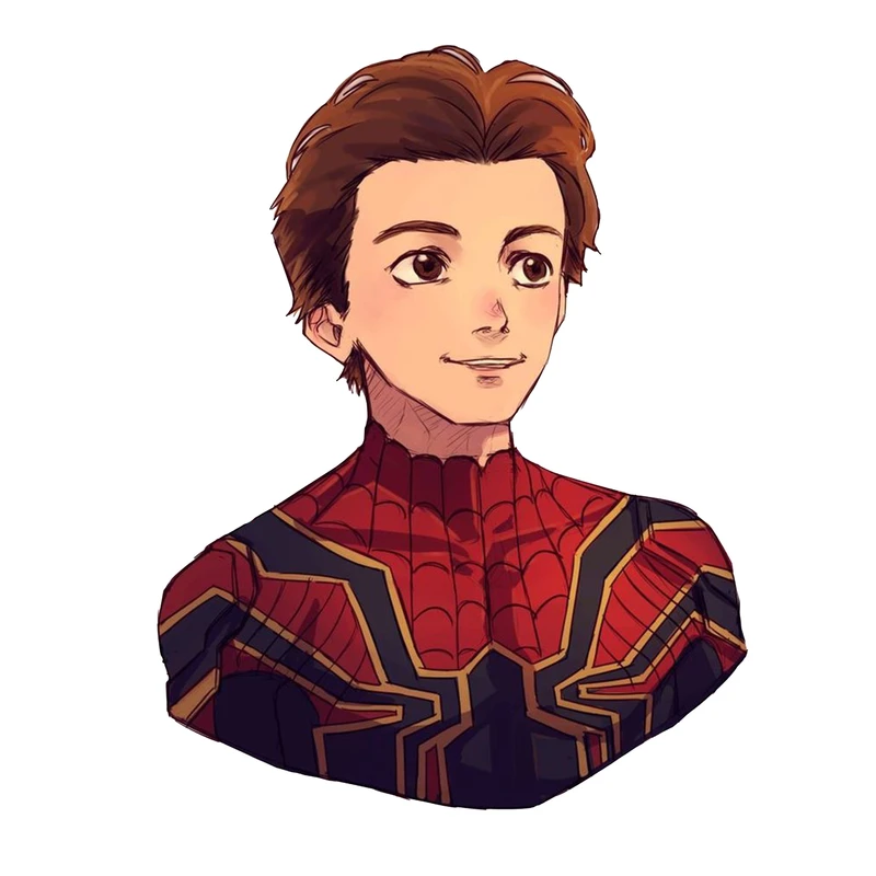 استیکر لپ تاپ و موبایل مدل سریال طرح مرد عنکبوتی اونجرز مارول Spider Man Avengers Marvel کد 3799