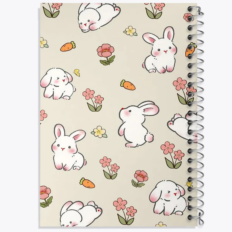 دفتر مشق 100 برگ خندالو طرح خرگوش کد 26213