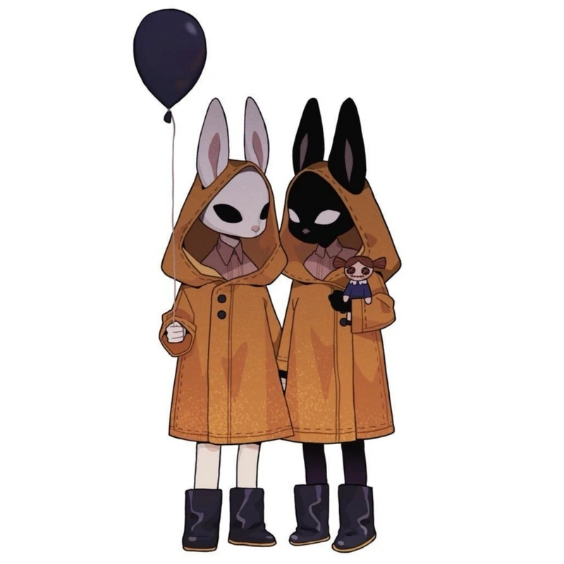 استیکر لپ تاپ طرح خرگوش کد 1127