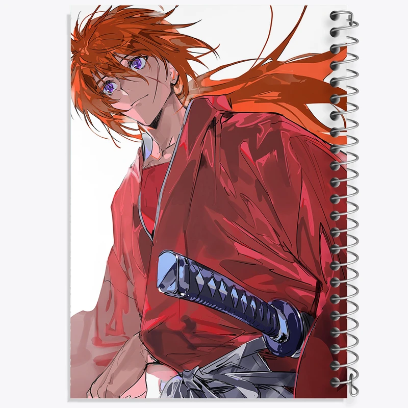 دفتر ژورنال نویسی 50 برگ خندالو مدل نقطه ای طرح انیمه رورونی کنشین کد 34899