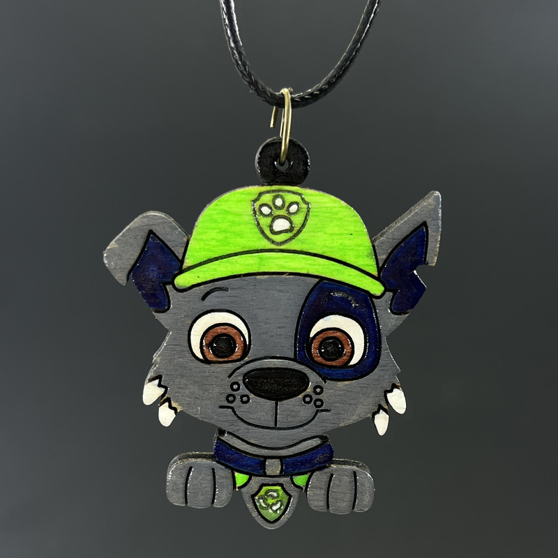 گردنبند دخترانه مدل سگ های نگهبان کد 206