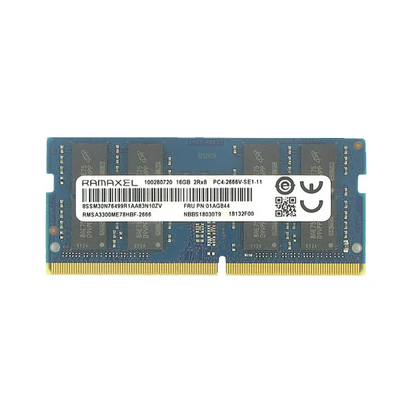 رم لپ تاپ DDR4 دوکاناله 2666 مگاهرتز CL19 راماکسل مدل 66 ظرفیت 16 گیگابایت