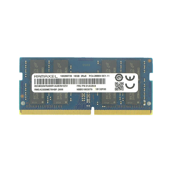 رم لپ تاپ DDR4 دوکاناله 2666 مگاهرتز CL19 راماکسل مدل 66 ظرفیت 16 گیگابایت