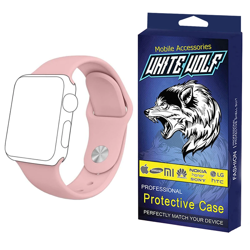 بند وایت ولف مدل WB-SIL مناسب برای ساعت هوشمند اسمارت واچ HK9 PRO Plus