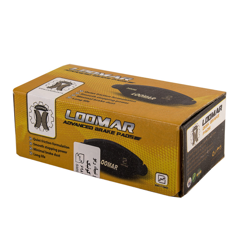 لنت ترمز جلو لومار مدل 400092 مناسب برای ریو