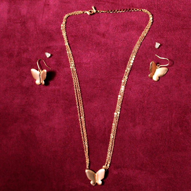 نیم ست زنانه مدل Bronze کد ButterFly