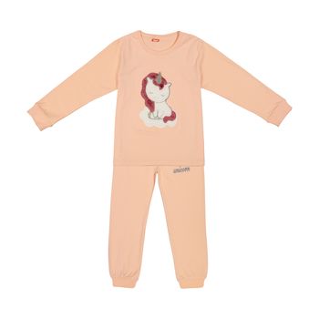 ست تی شرت آستین بلند و شلوار دخترانه مادر مدل 303-80