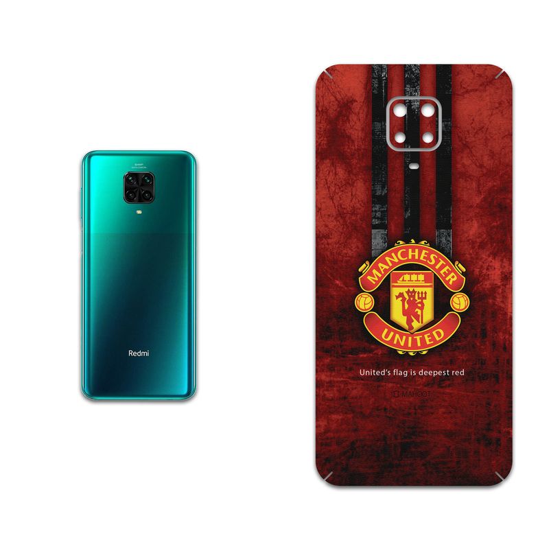 برچسب پوششی ماهوت مدل Manchester-United-FC مناسب برای گوشی موبایل شیائومی Redmi Note 9 Pro