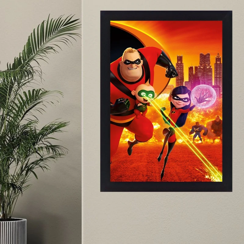 استیکر و تابلو کودک و نوزاد طرح بکلایت مدل شگفت انگیزان Incredibles
