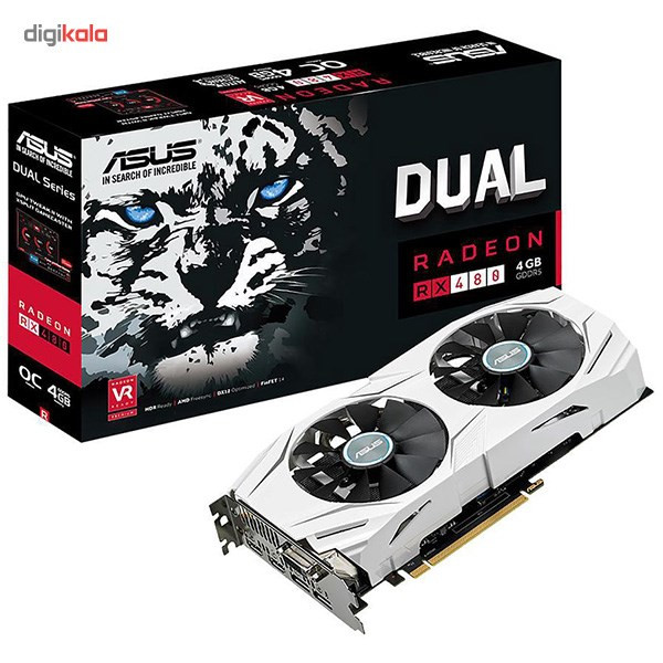 کارت گرافیک ایسوس مدل DUAL-RX480-O4G