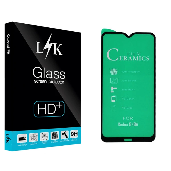 محافظ صفحه نمایش سرامیکی ال کی مدل Hard glass مناسب برای گوشی موبایل شیائومی REDMI 8/8A