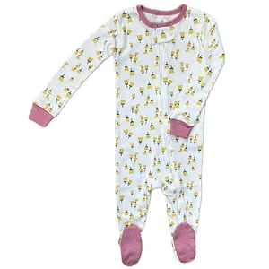 سرهمی نوزادی مدل جورابدار استپ دار لاله