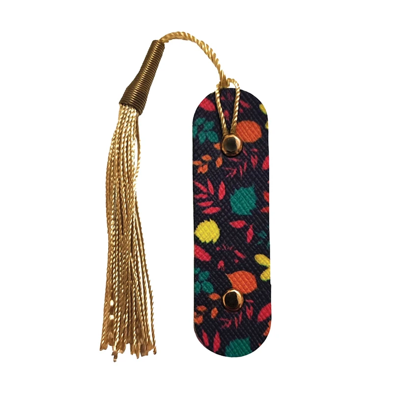 نشانگر کتاب طرح برگ پاییزی مدل M-414